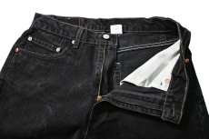 画像6: 01' Used Levi's 505 Denim Pants Black リーバイス (6)