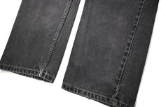 画像3: 98' Used Levi's 505 Denim Pants Black リーバイス (3)