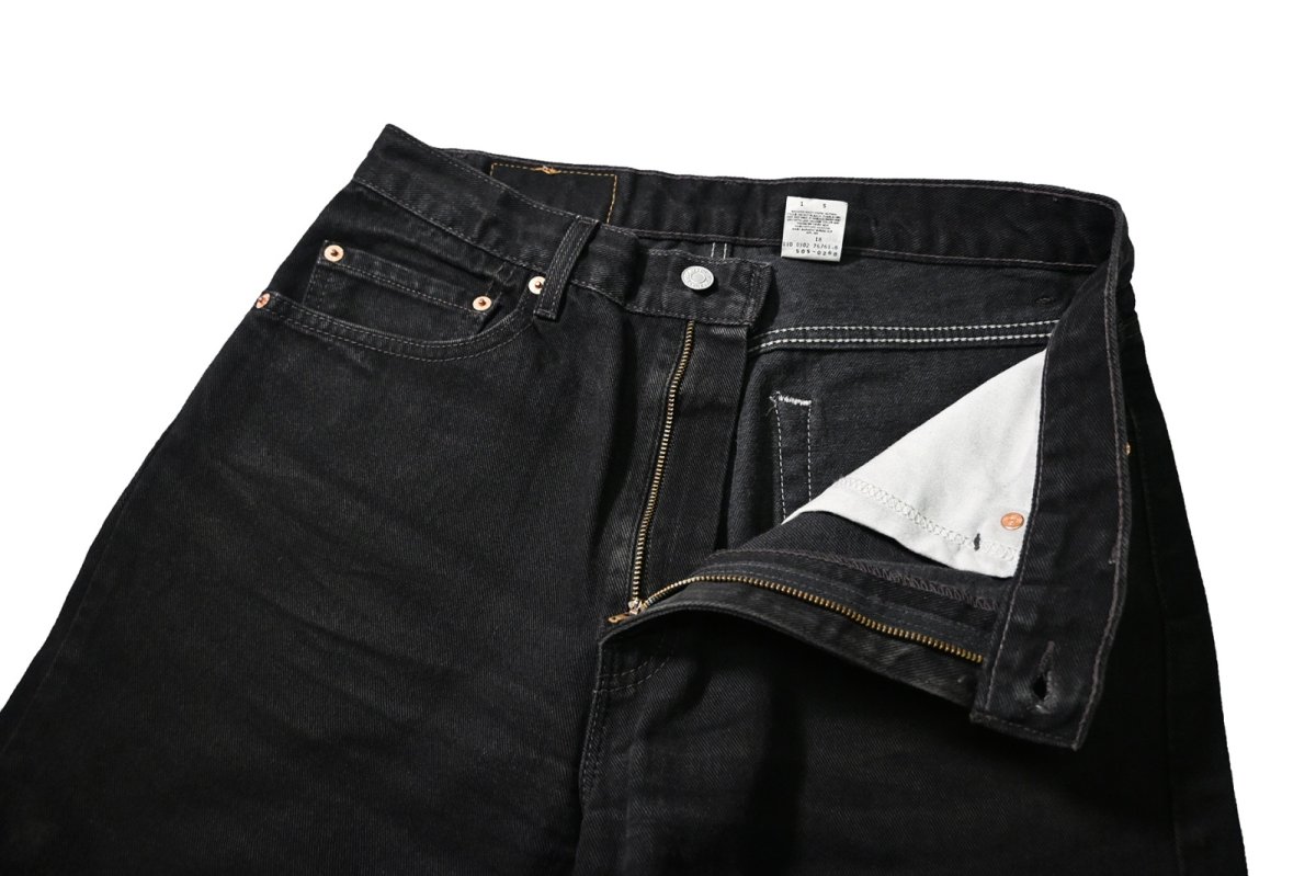 画像6: 02' Used Levi's 505 Denim Pants Black リーバイス (6)