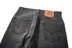 画像4: 98' Used Levi's 505 Denim Pants Black リーバイス (4)