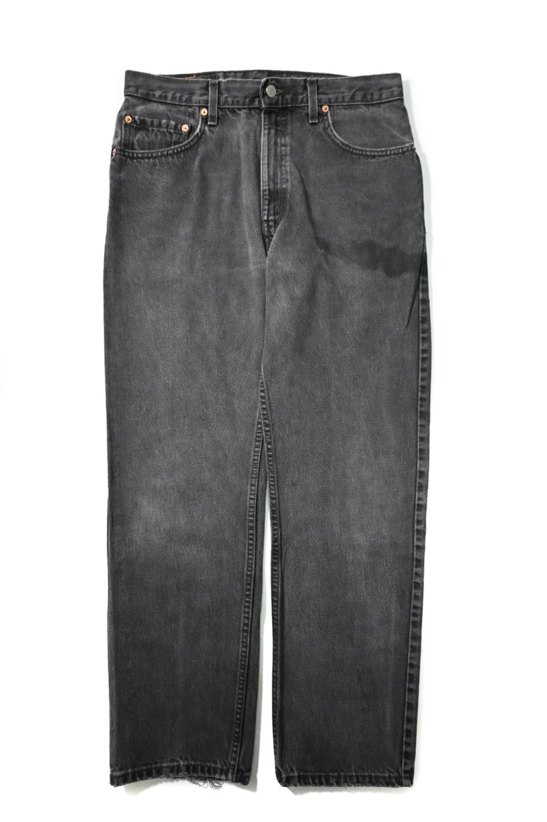 画像1: 99' Used Levi's 505 Denim Pants Black made in USA リーバイス (1)
