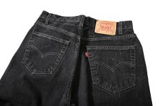 画像4: 01' Used Levi's 505 Denim Pants Black リーバイス (4)
