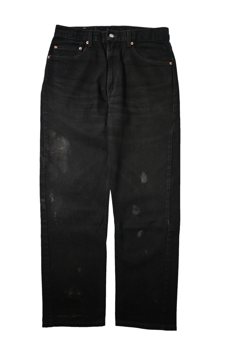 画像1: 02' Used Levi's 505 Denim Pants Black リーバイス (1)