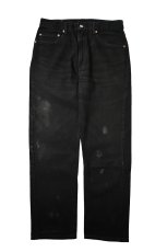 画像1: 02' Used Levi's 505 Denim Pants Black リーバイス (1)