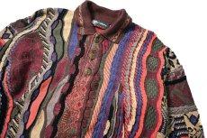 画像3: 90s Used Tundra 3D Cotton Knit Polo made in Canada (3)