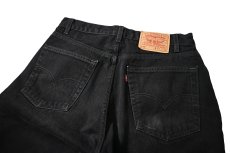 画像4: 02' Used Levi's 505 Denim Pants Black リーバイス (4)