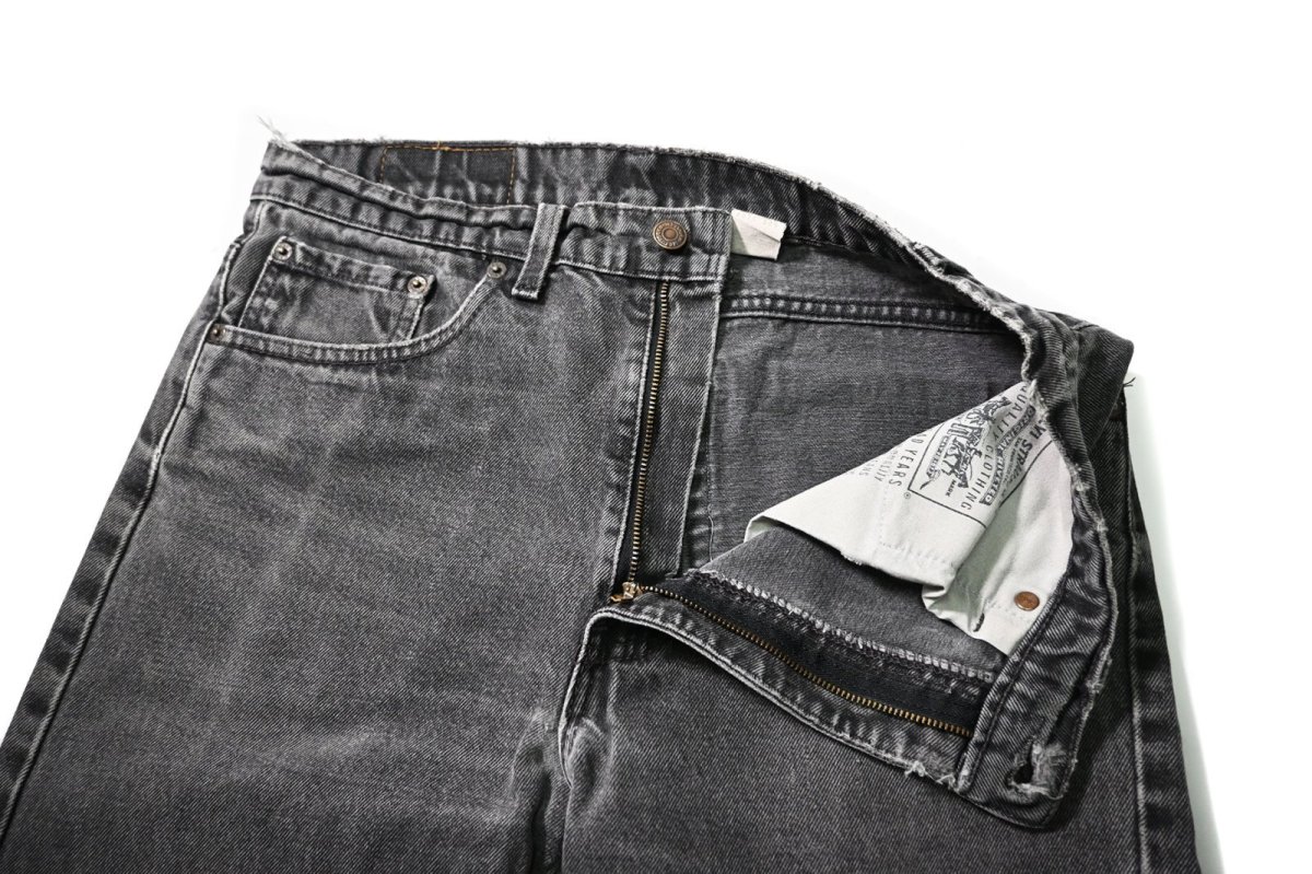 画像6: 96' Used Levi's 505 Denim Pants Black made in USA リーバイス (6)