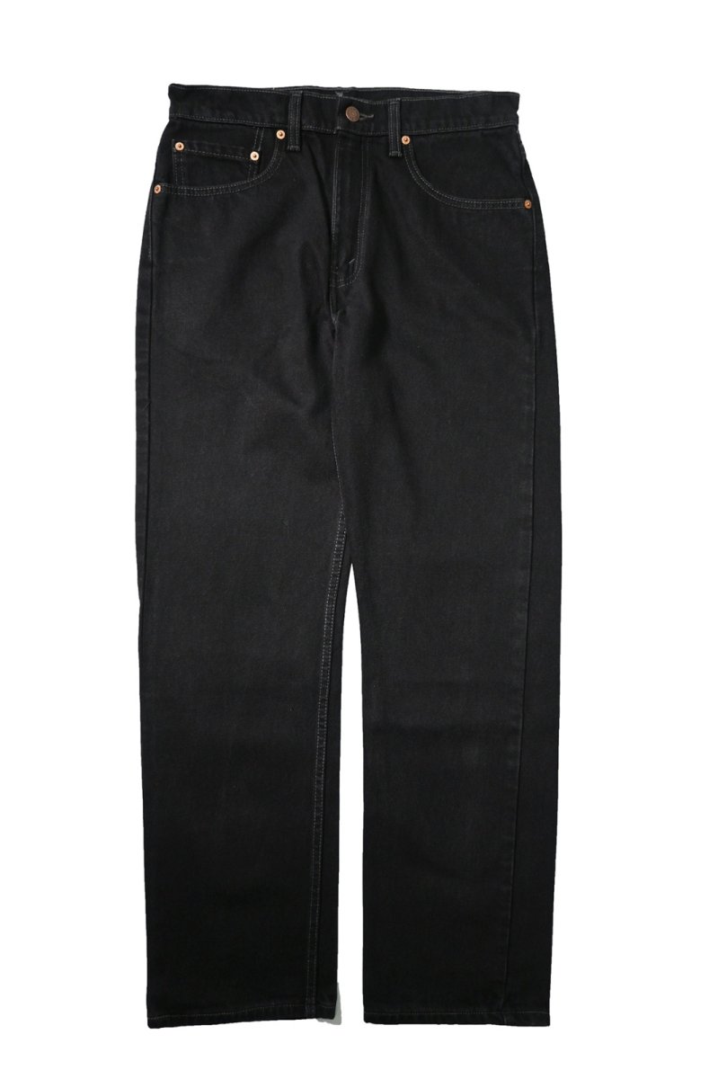 画像1: 98' Used Levi's 505 Denim Pants Black made in Canada リーバイス (1)