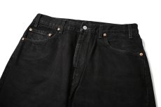 画像2: 99' Used Levi's 505 Denim Pants Black リーバイス (2)