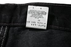 画像8: 02' Used Levi's 505 Denim Pants Black リーバイス (8)