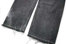 画像3: 87' Used Levi's 505 Denim Pants Black made in USA リーバイス 先染め (3)