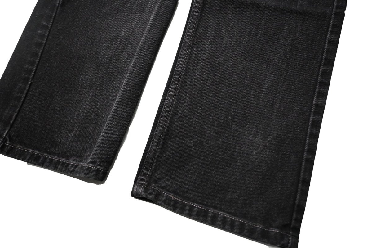 画像3: 01' Used Levi's 505 Denim Pants Black リーバイス (3)