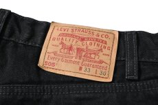 画像5: 02' Used Levi's 505 Denim Pants Black リーバイス (5)