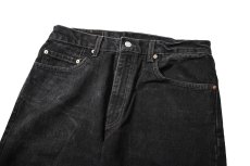 画像2: 01' Used Levi's 505 Denim Pants Black リーバイス (2)