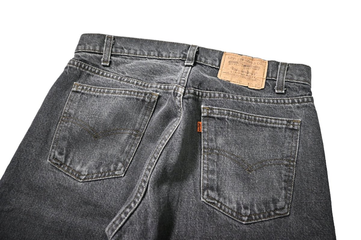 画像4: 87' Used Levi's 505 Denim Pants Black made in USA リーバイス 先染め (4)