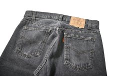 画像4: 87' Used Levi's 505 Denim Pants Black made in USA リーバイス 先染め (4)