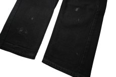 画像3: 02' Used Levi's 505 Denim Pants Black リーバイス (3)