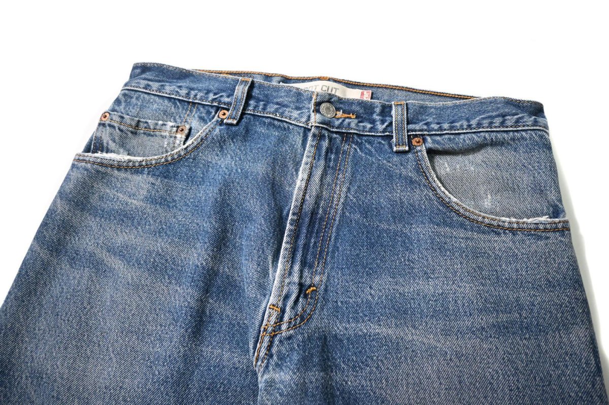 画像2: 04' Used Levi's 517 Denim Pants リーバイス (2)