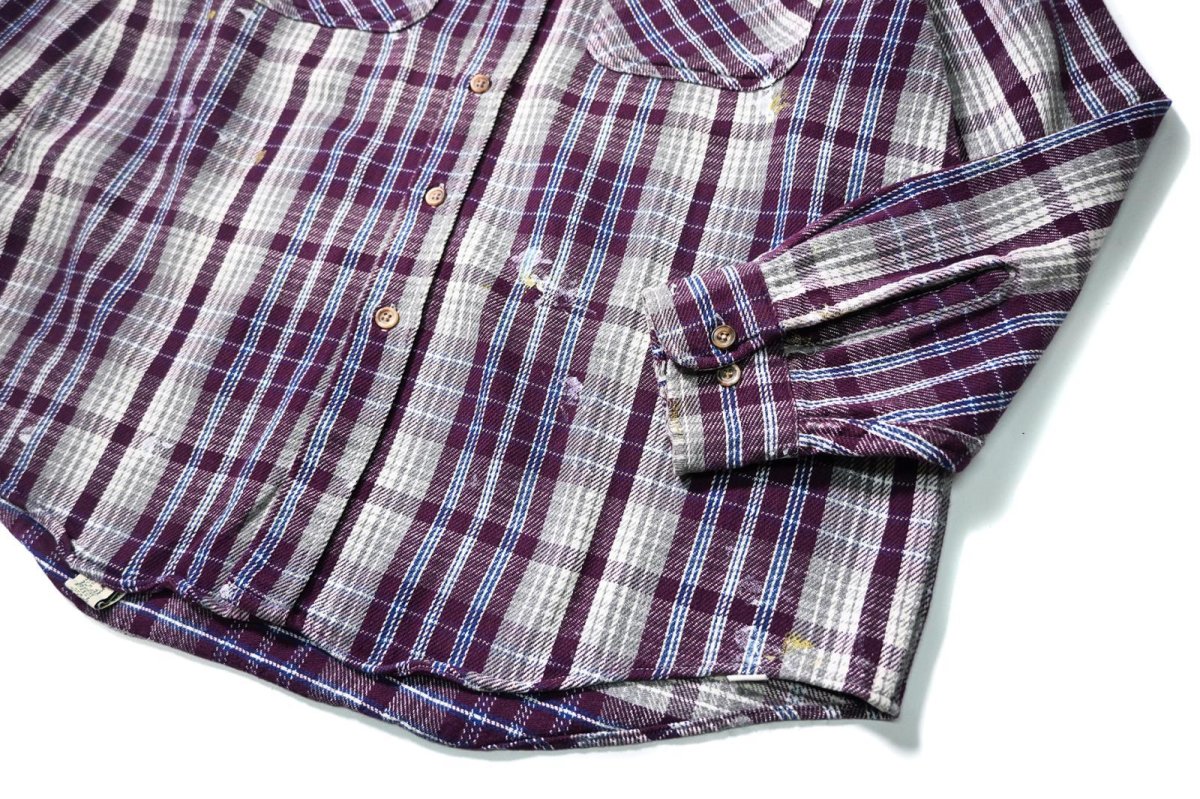 画像3: 90s Used St John's Bay Heavy Flannel Shirt (3)