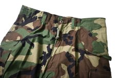 画像2: 80s Deadstock Us Army M-65 Field Pants Woodland Camo (2)