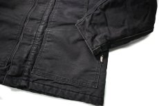 画像4: 19' Used Carhartt FR Duck Quilt Lined Traditional Coat Black (4)