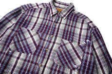 画像2: 90s Used St John's Bay Heavy Flannel Shirt (2)