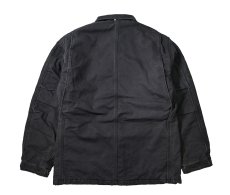 画像2: 19' Used Carhartt FR Duck Quilt Lined Traditional Coat Black (2)