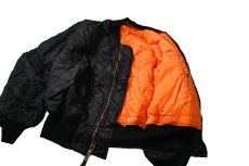 画像4: 90s Deadstock GREENBRIER MA-1 Flight Jacket Black made in USA (4)