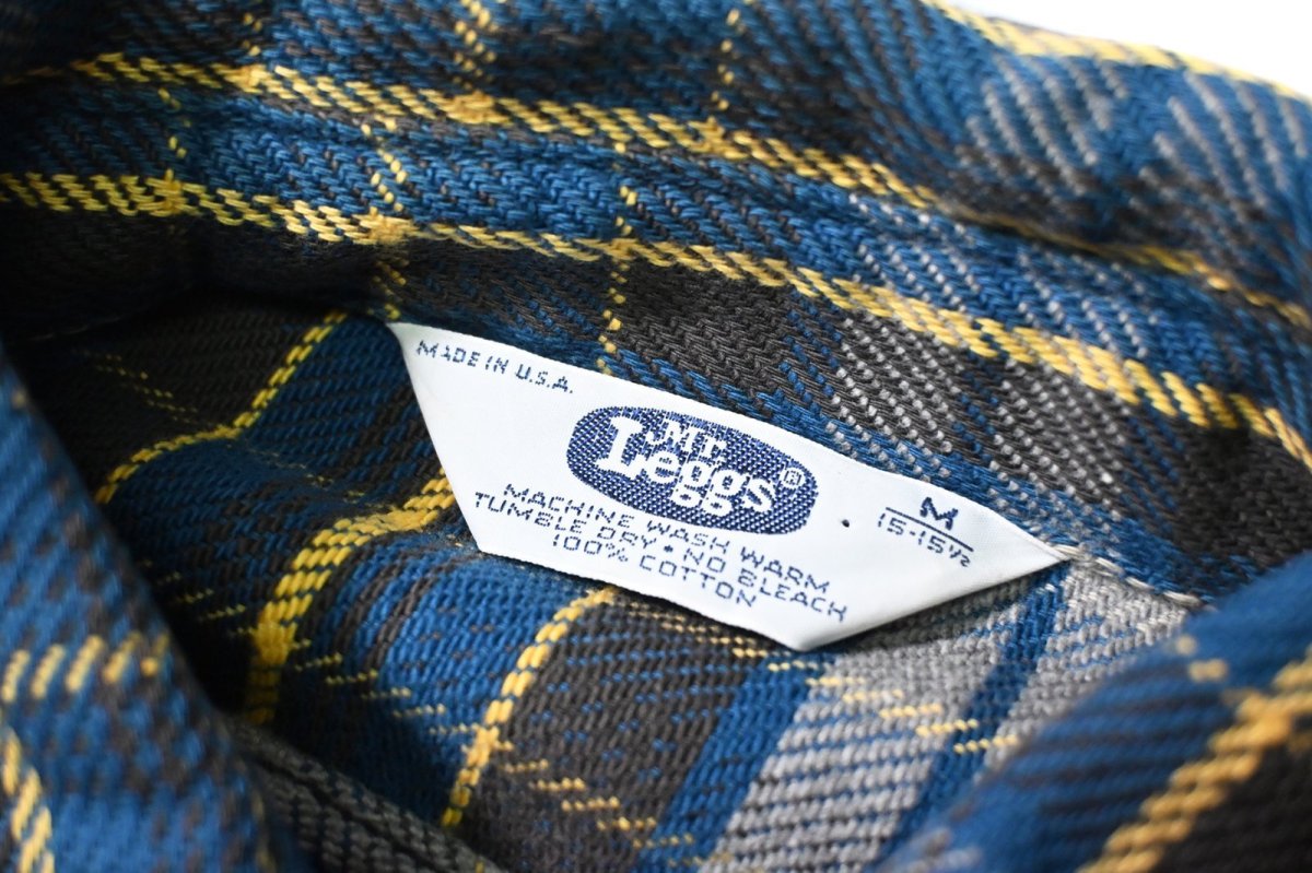 画像4: 70-80s Used Mr. Leggs Heavy Flannel Shirt (4)