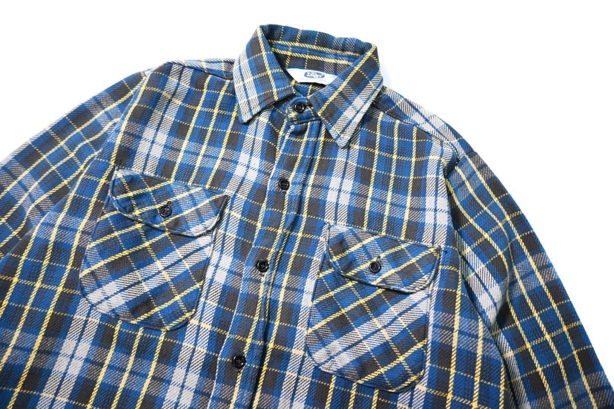 画像2: 70-80s Used Mr. Leggs Heavy Flannel Shirt (2)