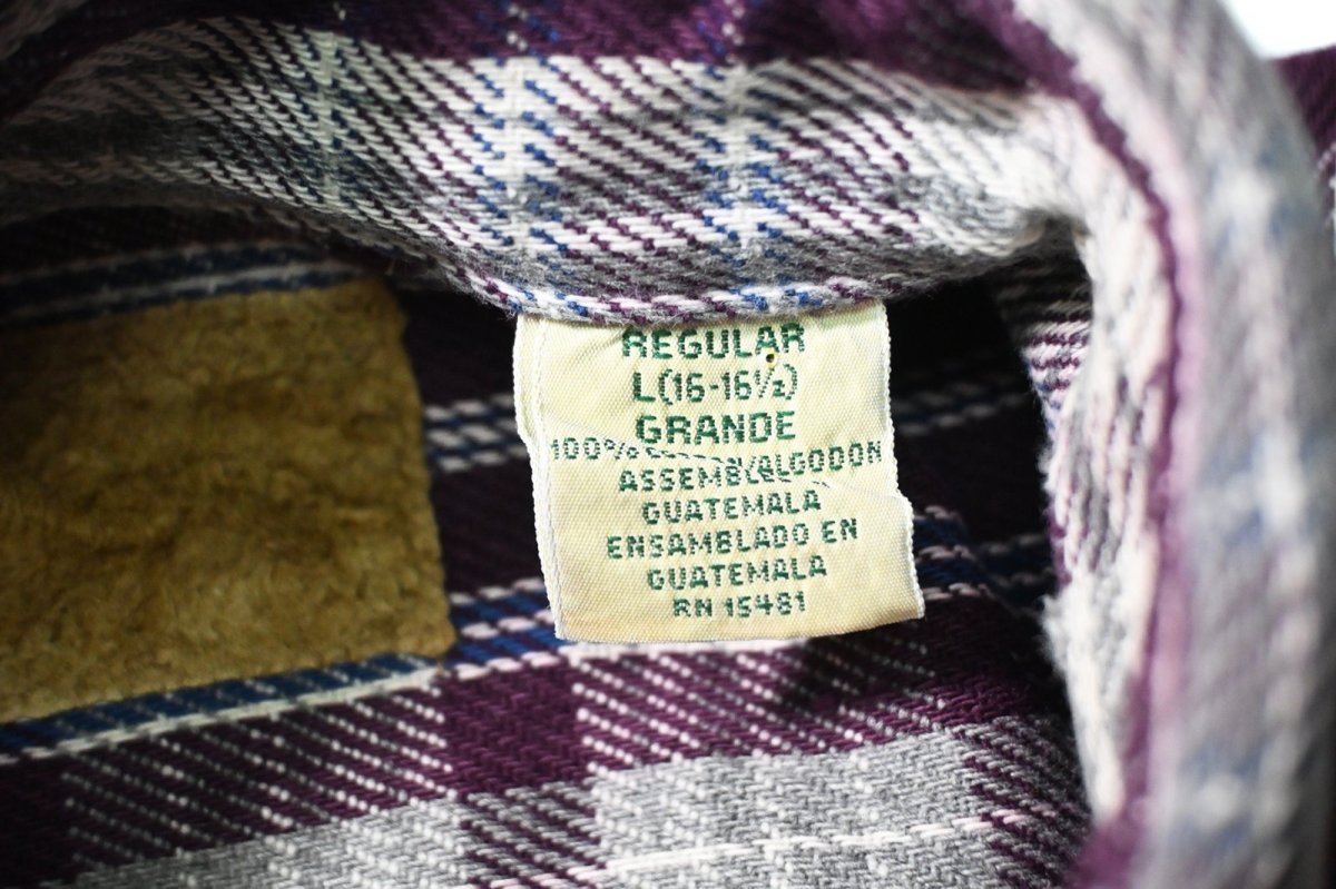 画像5: 90s Used St John's Bay Heavy Flannel Shirt (5)