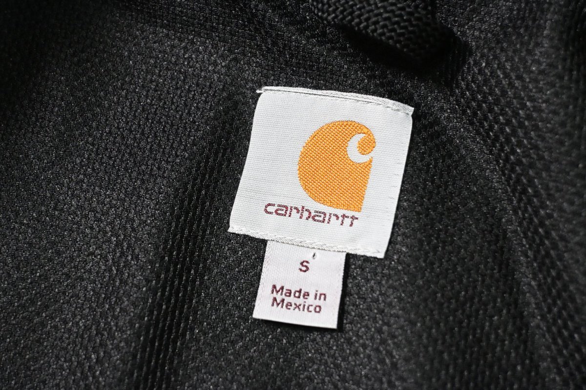 画像5: 18' Deadstock Carhartt Thermal Lined Zip Sweat Hoodie Navy (5)
