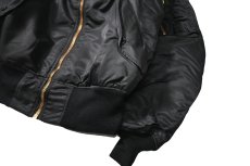 画像3: 90s Deadstock GREENBRIER MA-1 Flight Jacket Black made in USA (3)