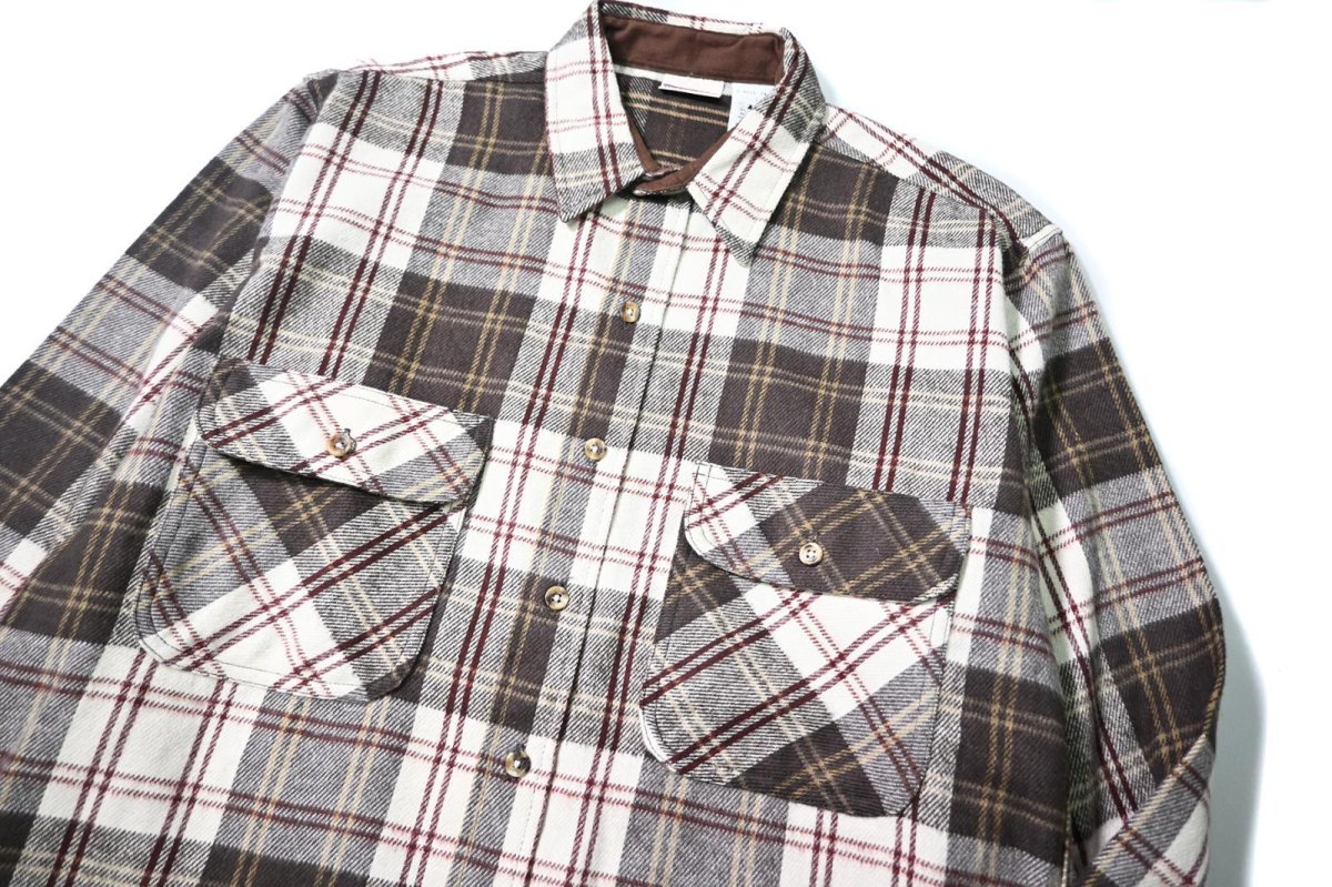画像2: 90-00s Deadstock Field&Stream Heavy Flannel Shirt (2)
