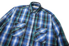 画像2: 90s Used Five Brother Heavy Flannel Shirt (2)