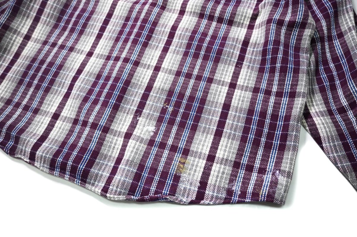 画像6: 90s Used St John's Bay Heavy Flannel Shirt (6)