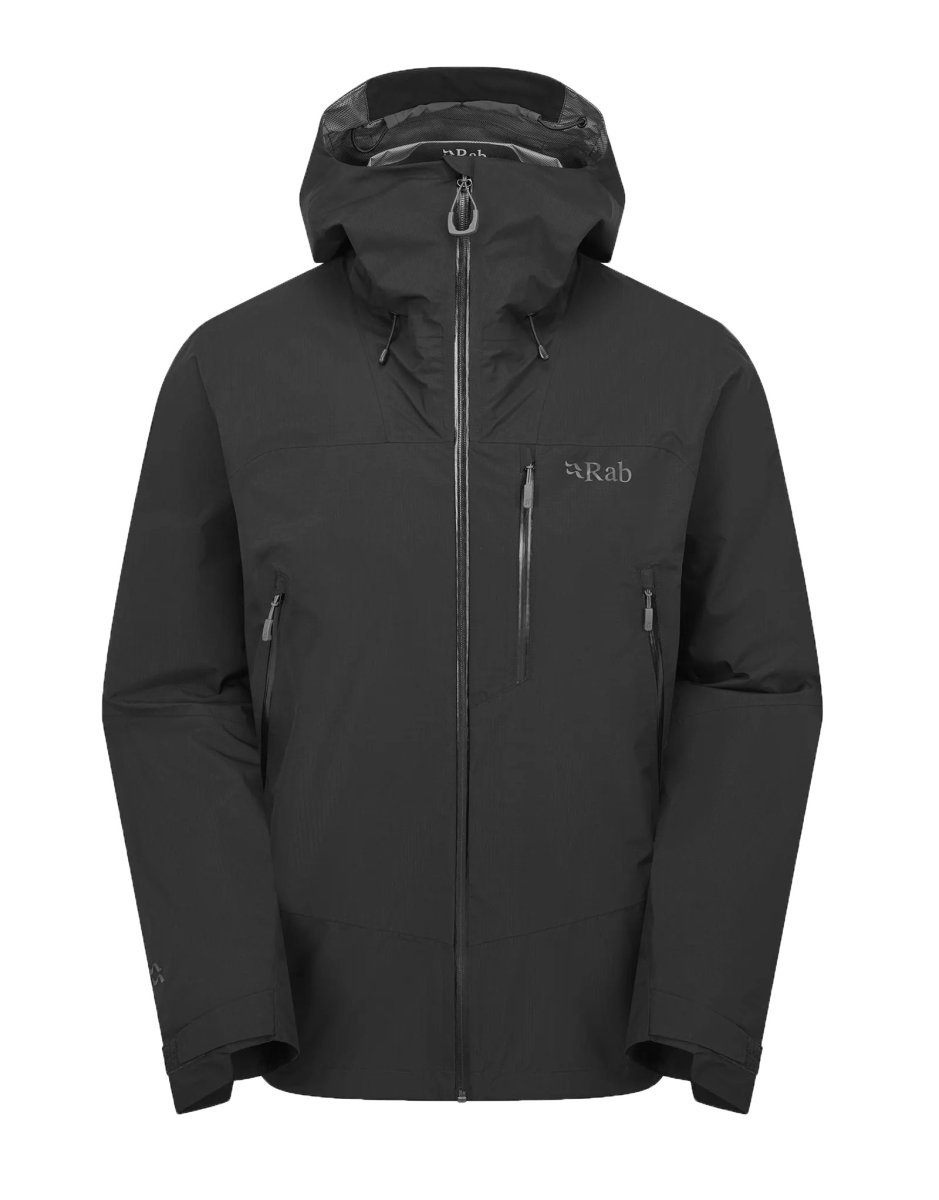 画像1: Rab Downpour Mountain Jacket Black (1)