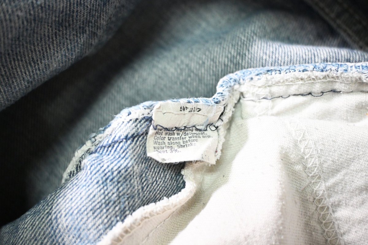画像6: 81' Used Levi's 646 Denim Pants Cut Off made in USA リーバイス (6)