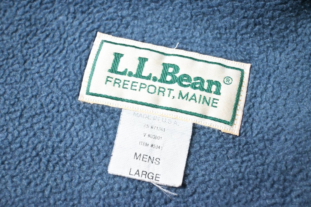 画像6: 80-90s Used L.L.Bean Shelled Fleece Jacket made in USA (6)