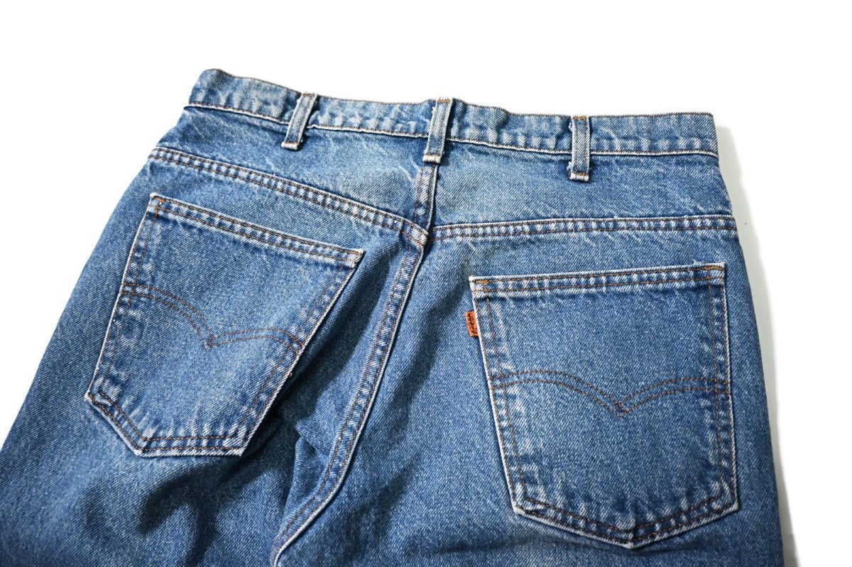画像4: 83' Used Levi's 646 Denim Pants Cut Off made in USA リーバイス (4)
