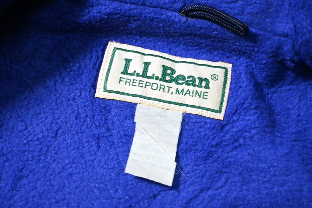 画像6: 80-90s Used L.L.Bean Shelled Fleece Vest made in USA (6)