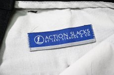 画像6: 00s Used Levi's Action Slacks Black (6)