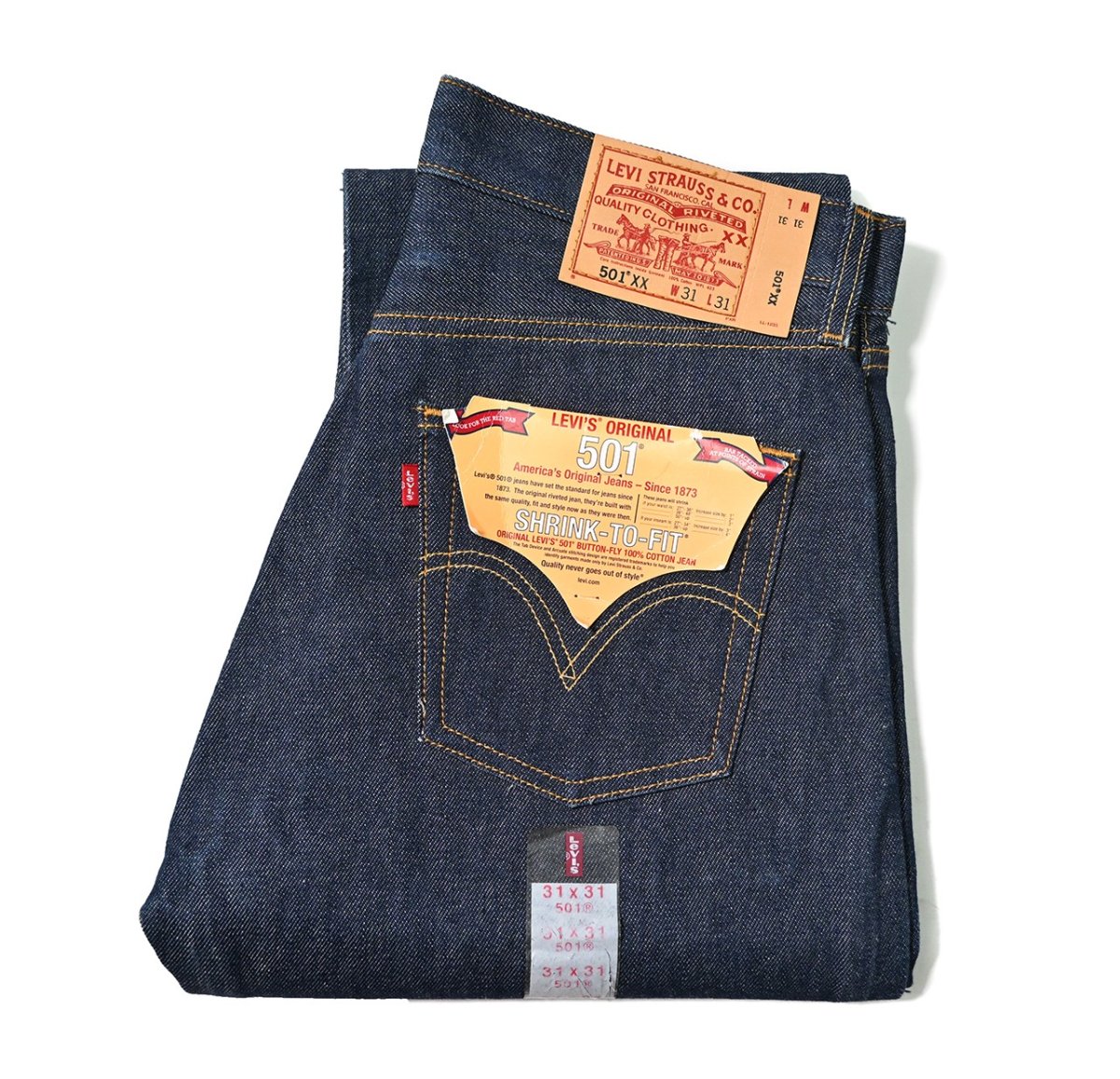 画像1: 07' Deadstock Levi's 501 Denim Pants リーバイス (1)