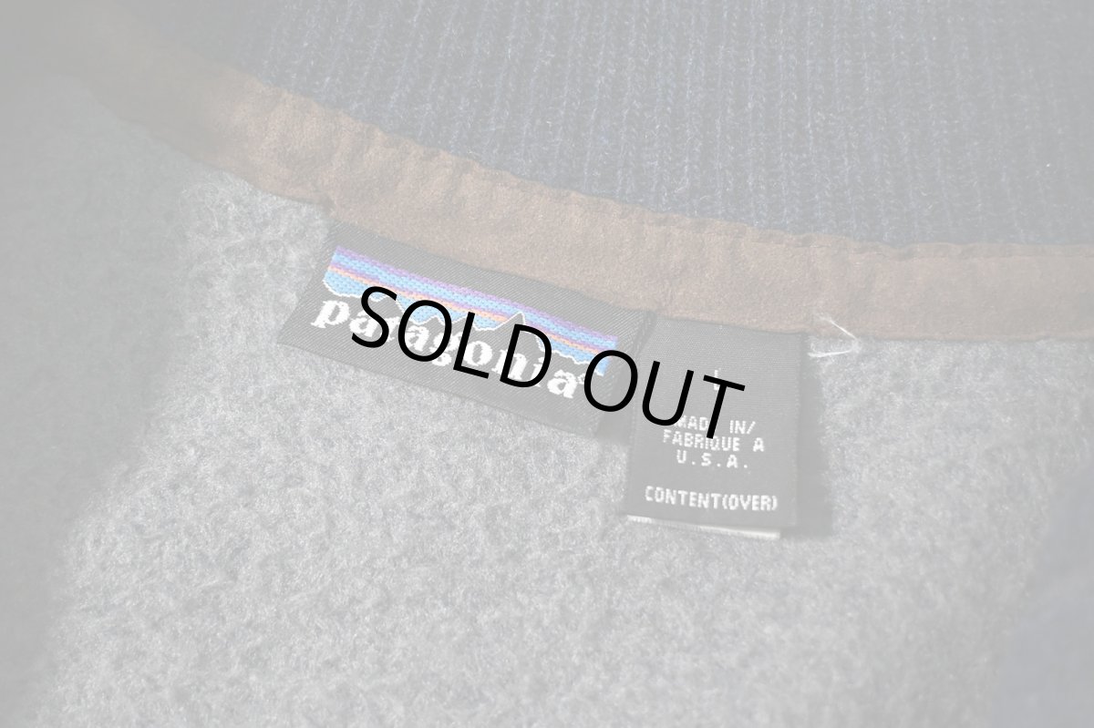 画像5: 02' Used patagonia Comfort Wool Zip-T made in USA パタゴニア (5)