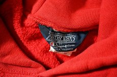 画像4: 90s Used Champion × Lands' End Reverse Weave Sweat Hoodie Red made in USA (4)