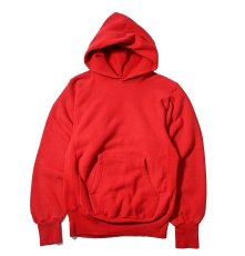画像1: 90s Used Champion × Lands' End Reverse Weave Sweat Hoodie Red made in USA (1)