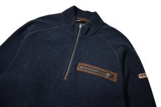 画像2: 02' Used patagonia Comfort Wool Zip-T made in USA パタゴニア (2)