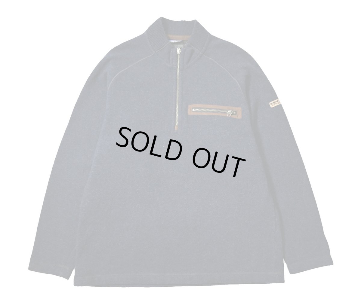 画像1: 02' Used patagonia Comfort Wool Zip-T made in USA パタゴニア (1)
