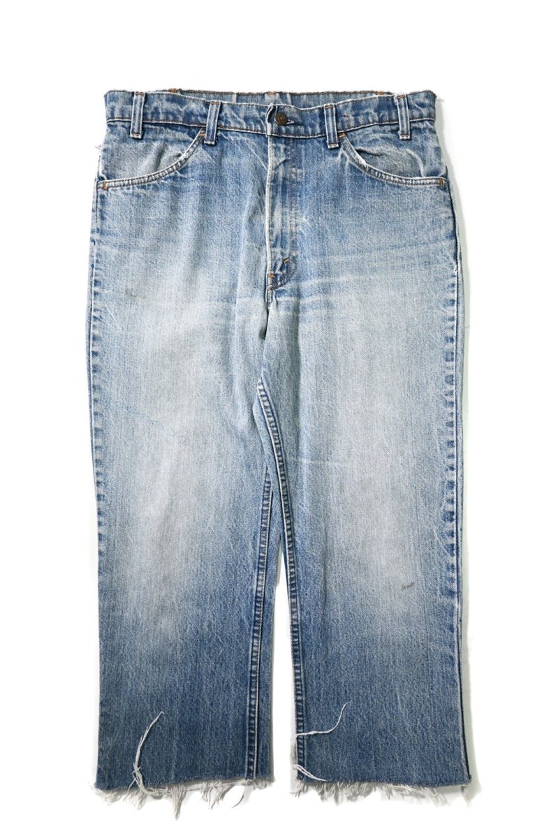 画像1: 81' Used Levi's 646 Denim Pants Cut Off made in USA リーバイス (1)