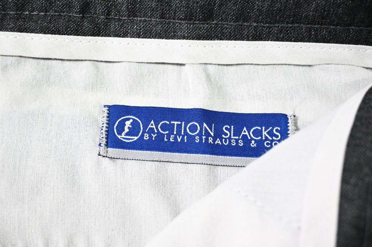 画像6: 00s Used Levi's Action Slacks Charcoal (6)